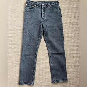 LEVI’S JEANS WEDGIE STRAIGHT FIT 501 (BLACK)